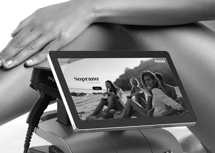 Laserontharing met medische diodelaser, vrouwen en mannen